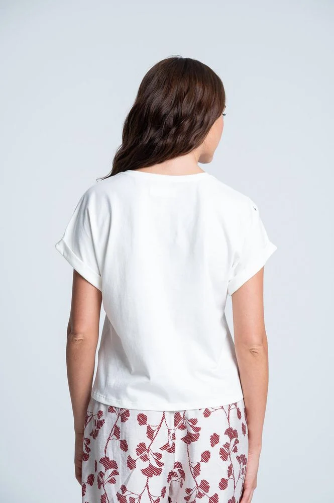 Camiseta Pijama Amplia BRONZINI X ISABEL HENAO - Imagen 4
