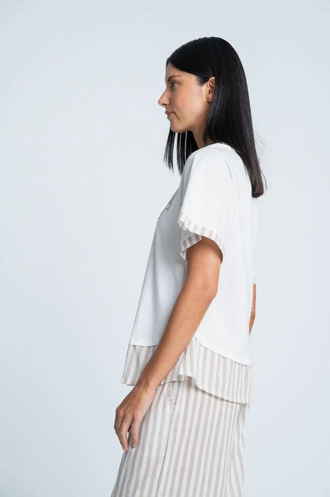 Camiseta Pijama Amplia BRONZINI X ISABEL HENAO - Imagen 3