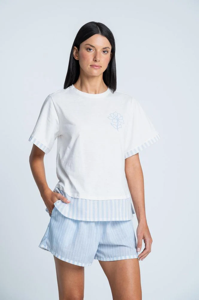 Camiseta Pijama Amplia BRONZINI X ISABEL HENAO - Imagen 7