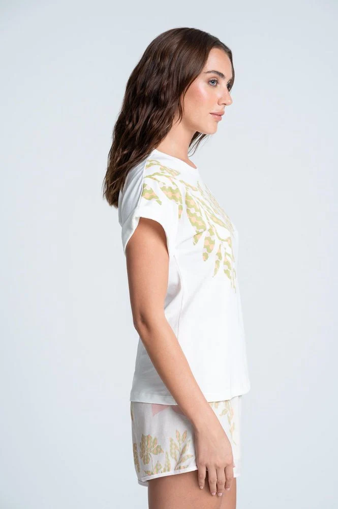 Camiseta Pijama Amplia BRONZINI X ISABEL HENAO - Imagen 3