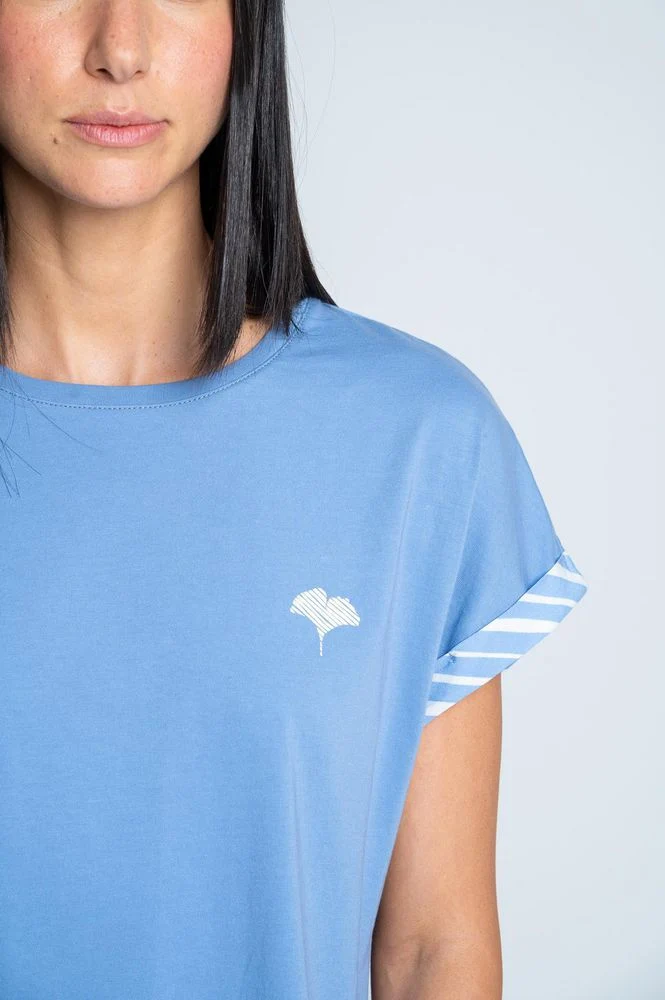 Camiseta Pijama Sisa Regular Fit BRONZINI X ISABEL HENAO - Imagen 6