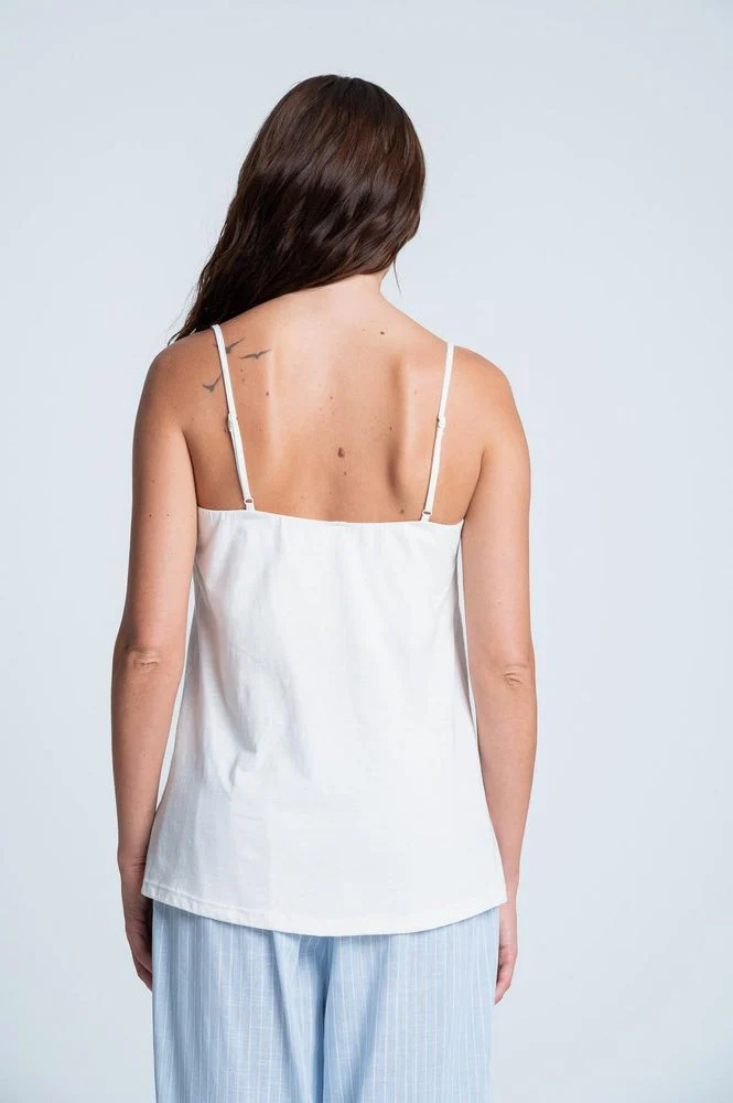 Camiseta Pijama Tiras Amplia BRONZINI X ISABEL HENAO - Imagen 4