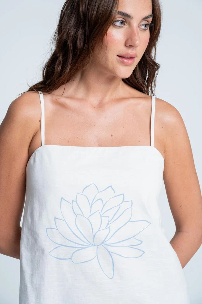 Camiseta Pijama Tiras Amplia BRONZINI X ISABEL HENAO - Imagen 6
