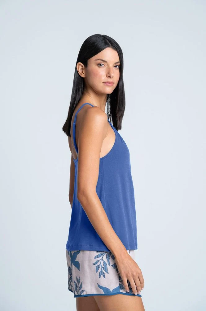 Camiseta Pijama Tiras Regular Fit BRONZINI X ISABEL HENAO - Imagen 8