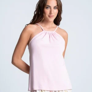 Camiseta Pijama Tiras Regular Fit BRONZINI X ISABEL HENAO