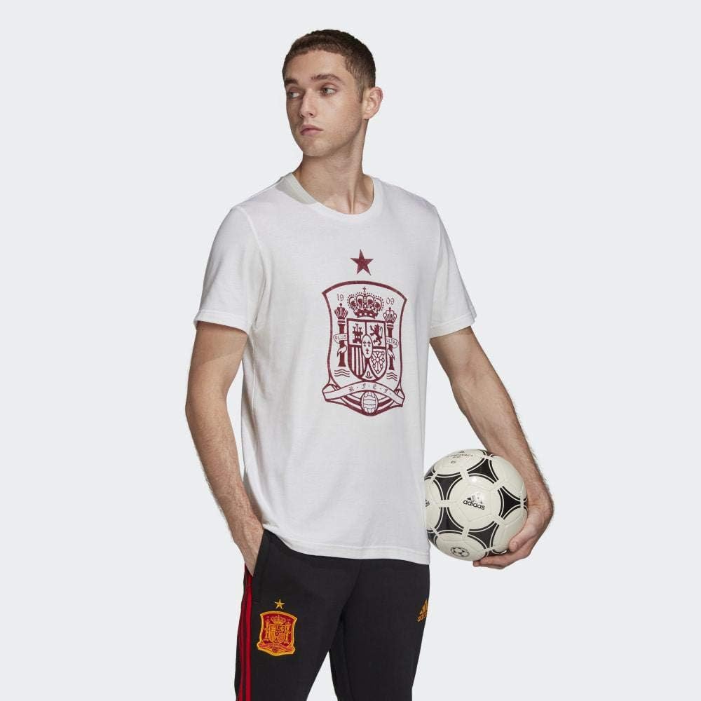 ADIDAS – Camiseta Selección Española Adidas DNA Blanca Unisex Talla M FI6304 - Imagen 6