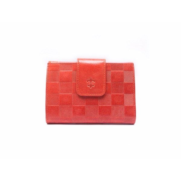 Cartera en piel charol print cuadros pequeña - Imagen 2