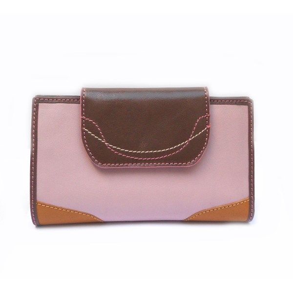 Cartera de piel para mujer NILO con monedero de cremallera - Imagen 7