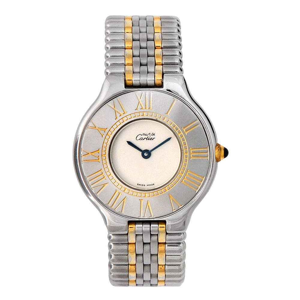 Cartier Must 21 bicolor 28mm Ref-1340 - Imagen 2