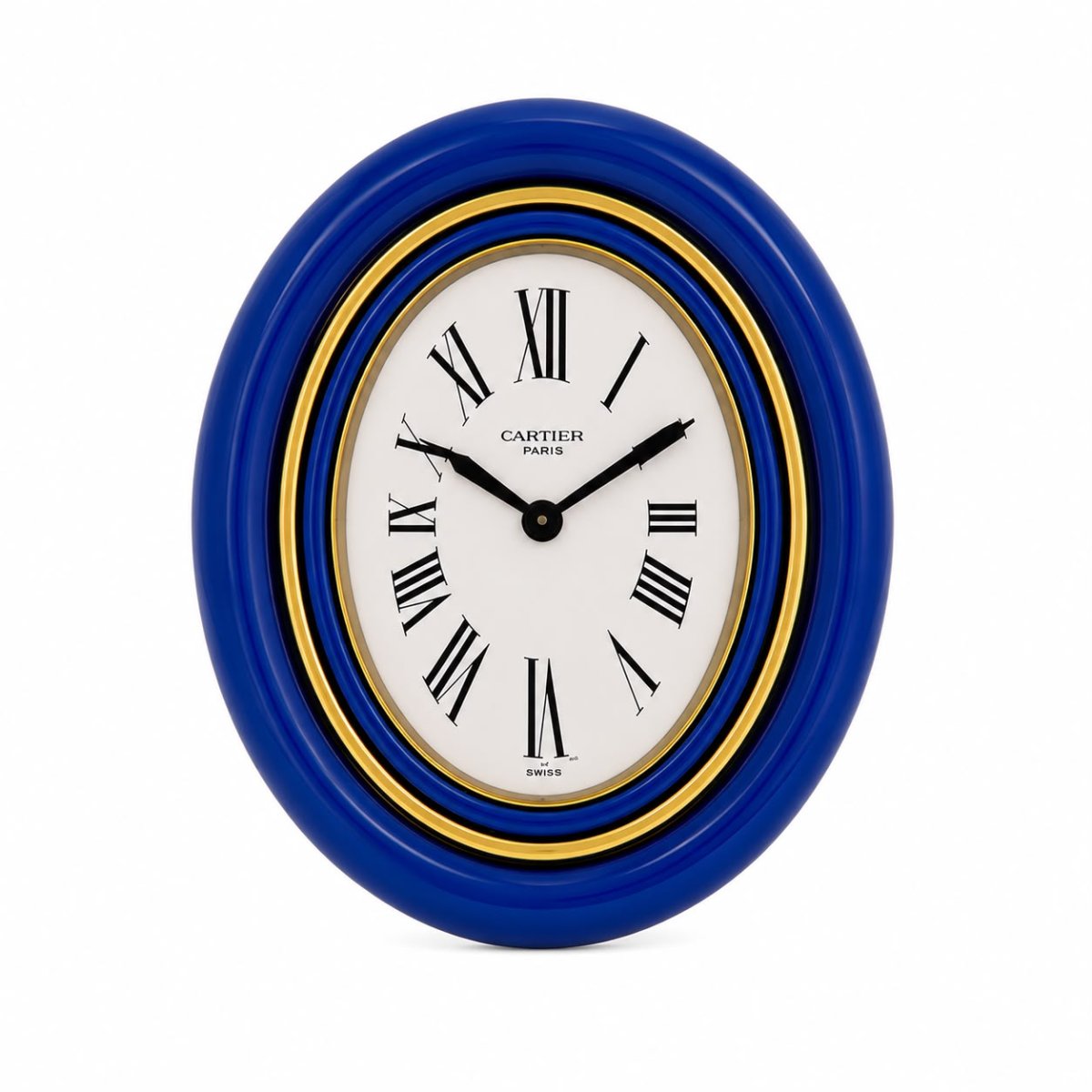 Cartier Pendulette de sobremesa azul 90×70 ref.-7509/04207