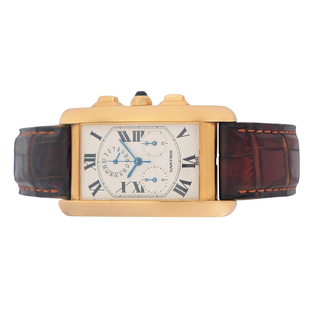 Cartier Tank Americaine 18kt 26×45 mm Ref.-1730 - Imagen 7