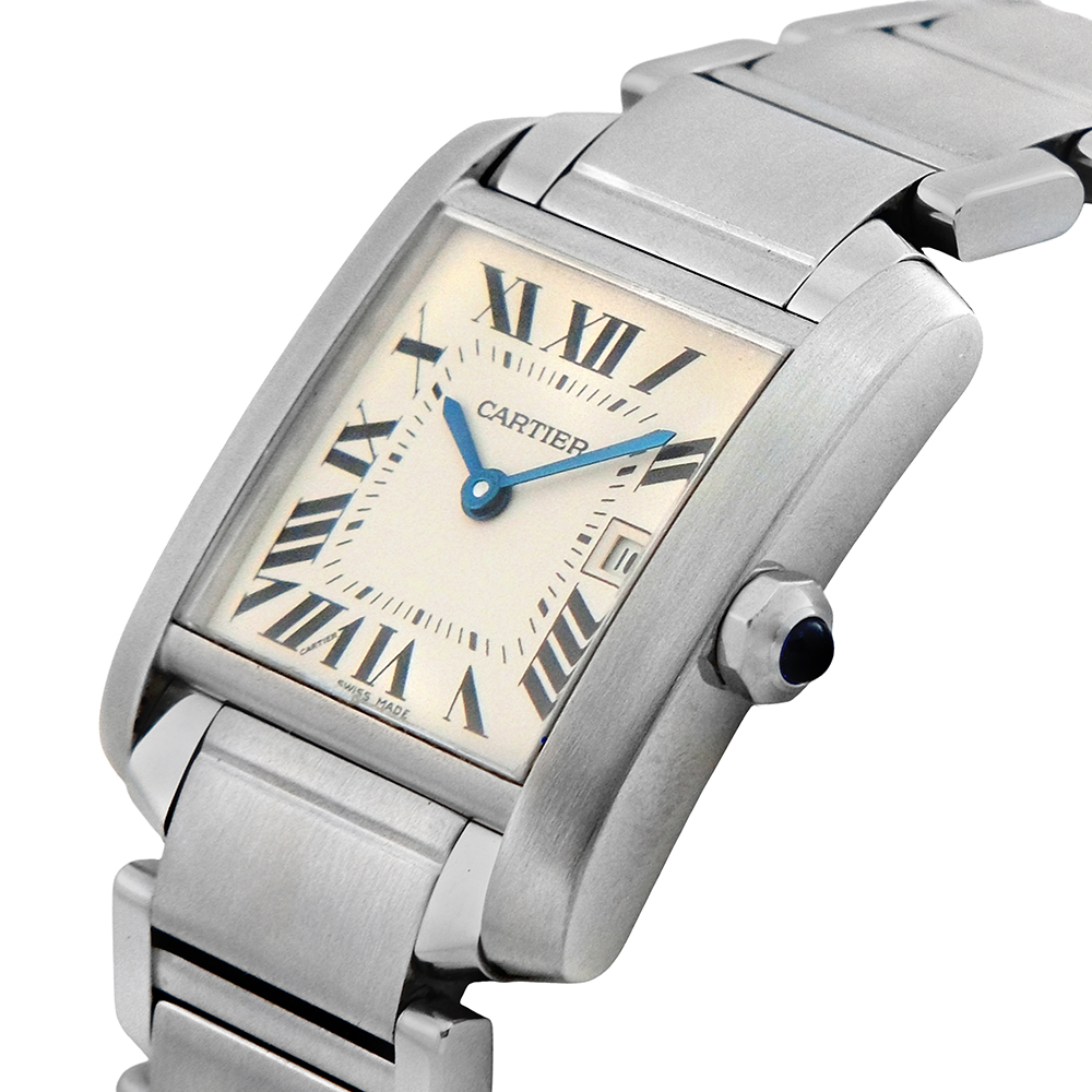 Cartier Tank Francaise 20×30 mm ref.-W51011Q3 - Imagen 9
