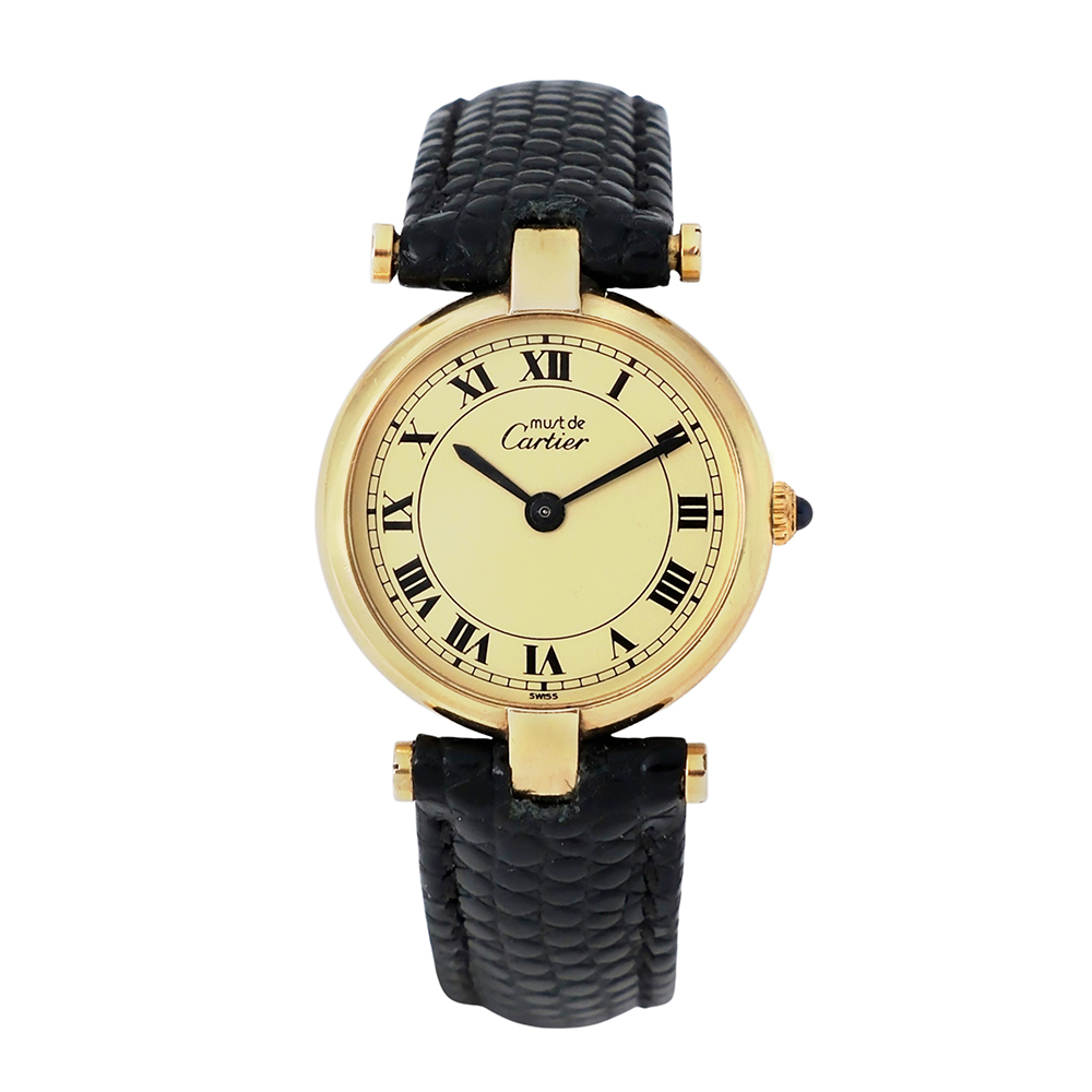 Must Vermeil Vendome de Cartier 30mm Ref.-590003