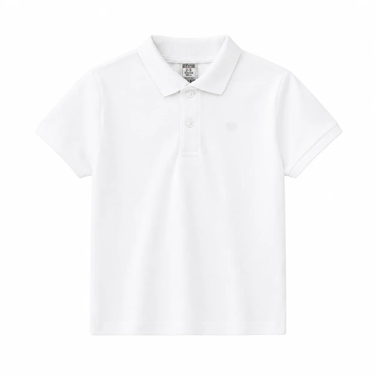 Polo de niño blanco - Imagen 3