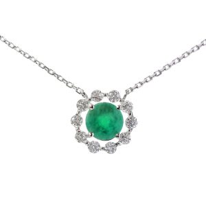 Collar Roseta Esmeralda