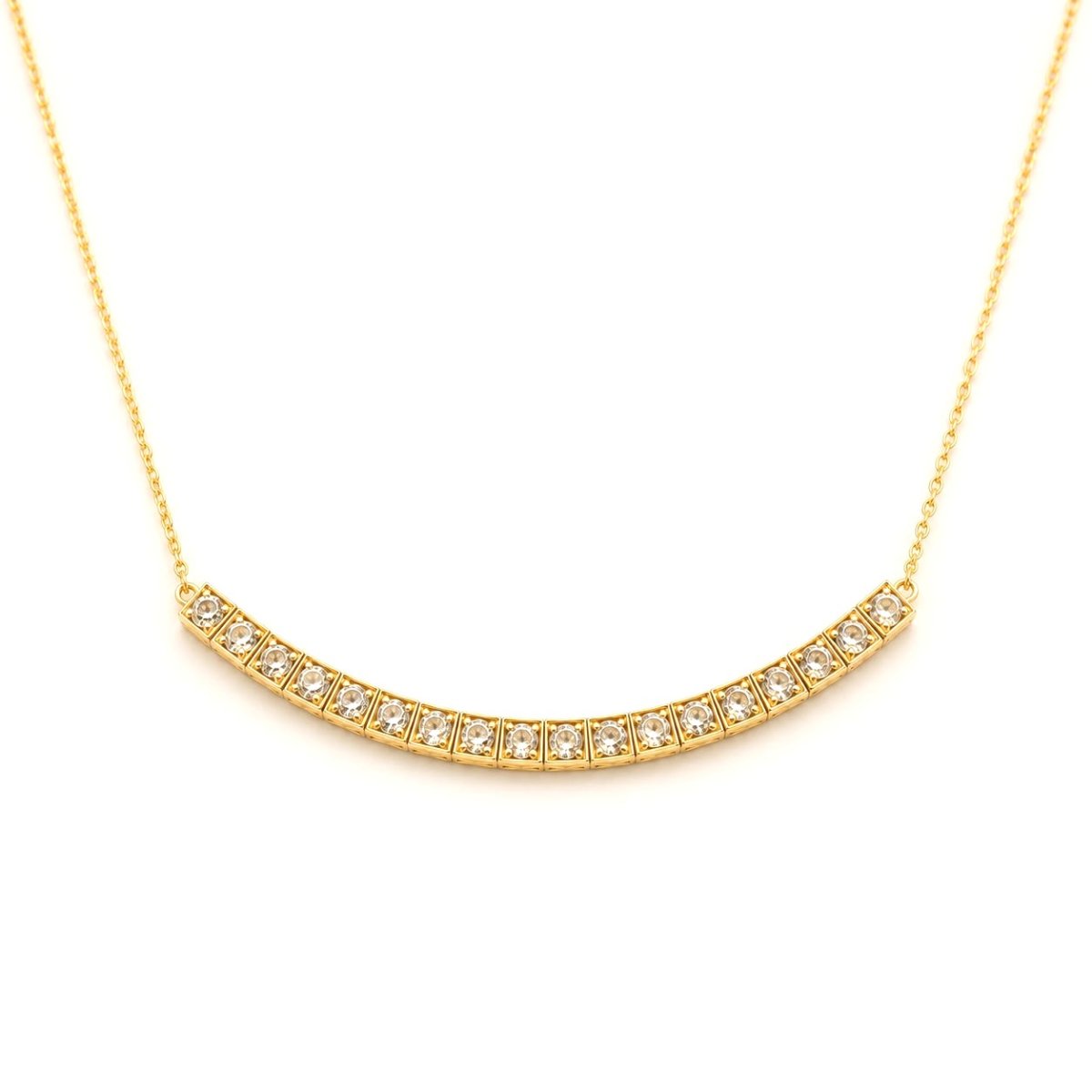 Collar oro y diamantes años 80