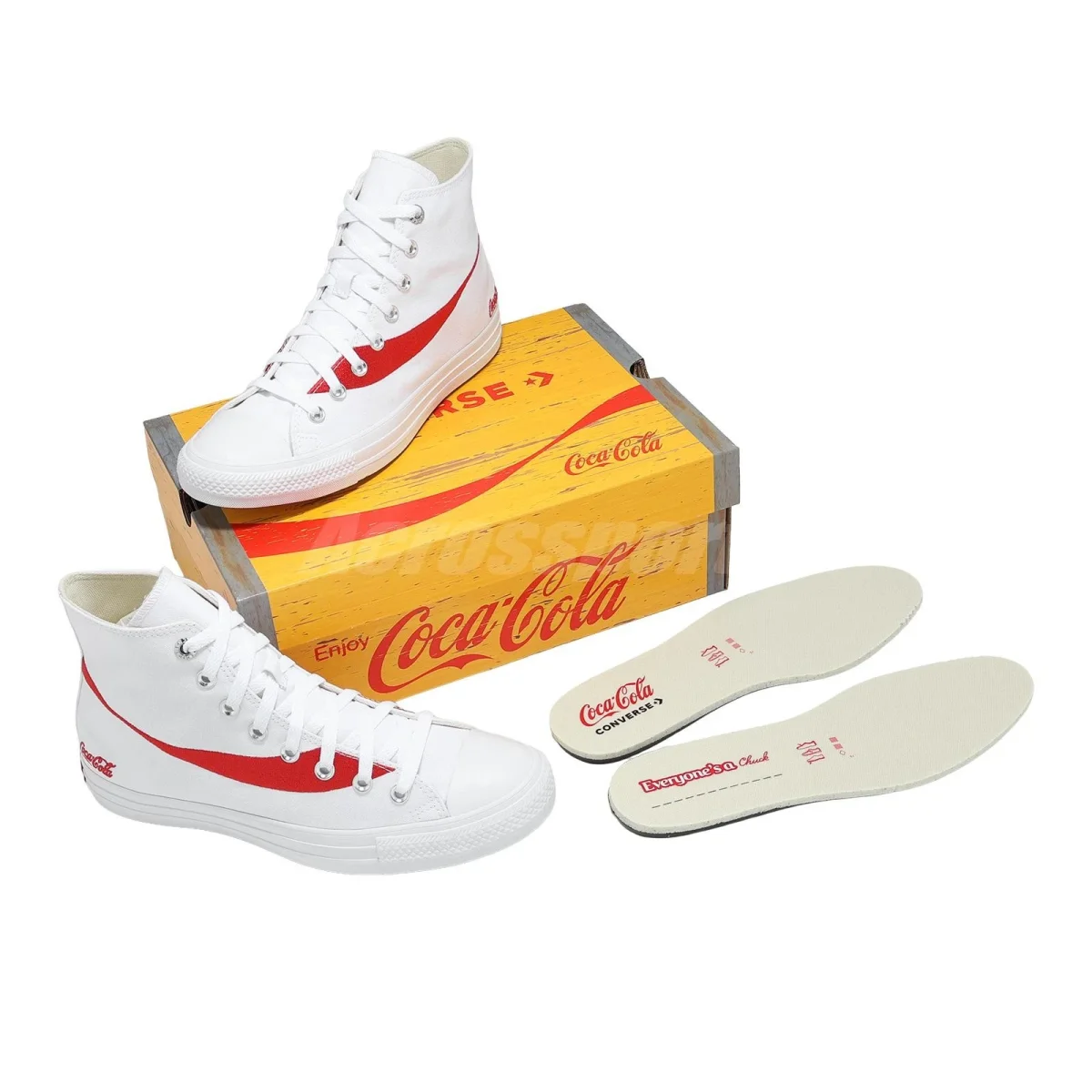 CONVERSE – Converse Chuck Taylor x Coca-Cola Edición Limitada Blancas - Imagen 5