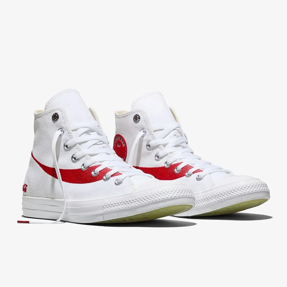 CONVERSE – Converse Chuck Taylor x Coca-Cola Edición Limitada Blancas - Imagen 7