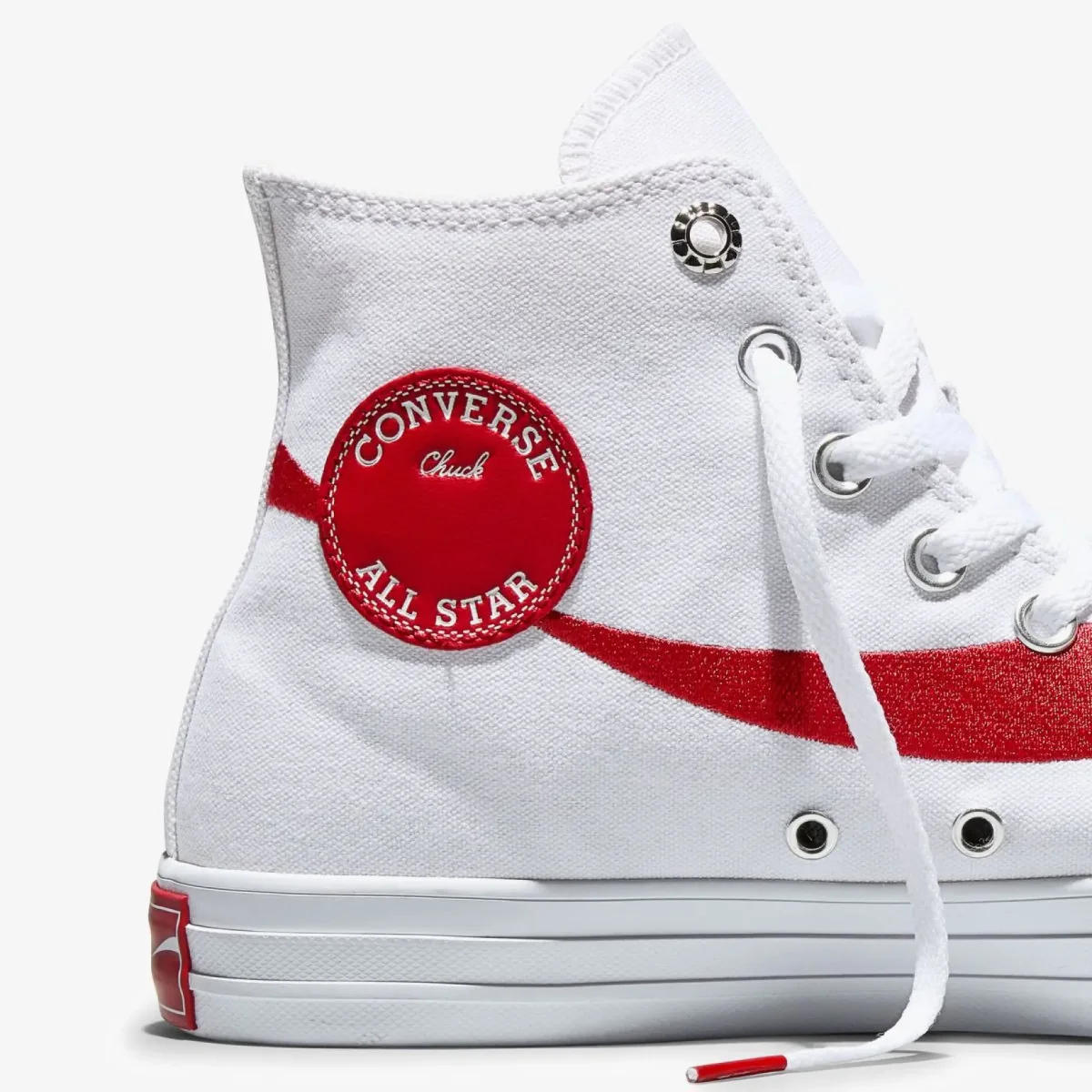 CONVERSE – Converse Chuck Taylor x Coca-Cola Edición Limitada Blancas - Imagen 8