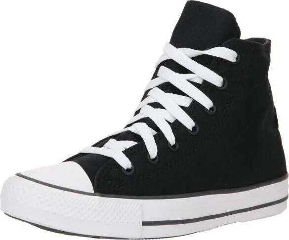 CONVERSE – Zapatillas Converse Negras caña alta talla 38 Cómodas para el día a día - Imagen 3