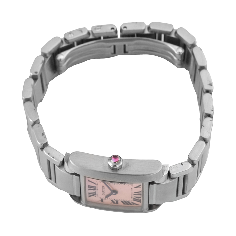 Cartier Tank Francaise 20x25mm con estuche cartier Ref.-2384 - Imagen 4