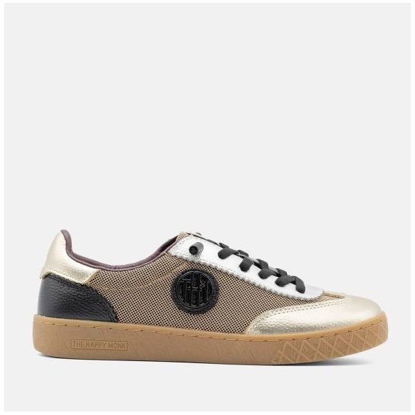 Zapatillas deportivas The Happy Monk Paris 002 piel platino - Imagen 3