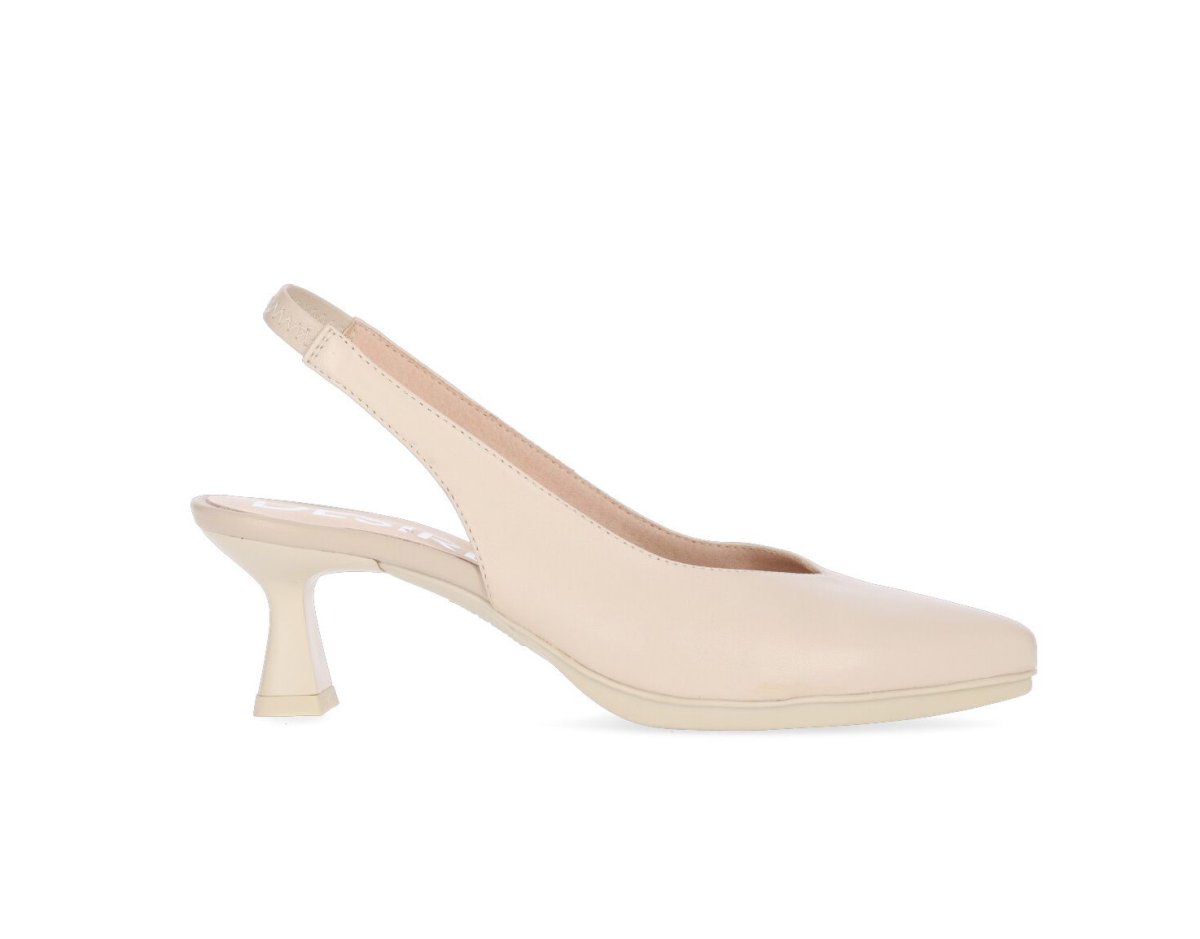 Zapatos de salón destalonado Desireé Shoes Maia1 color crema - Imagen 3