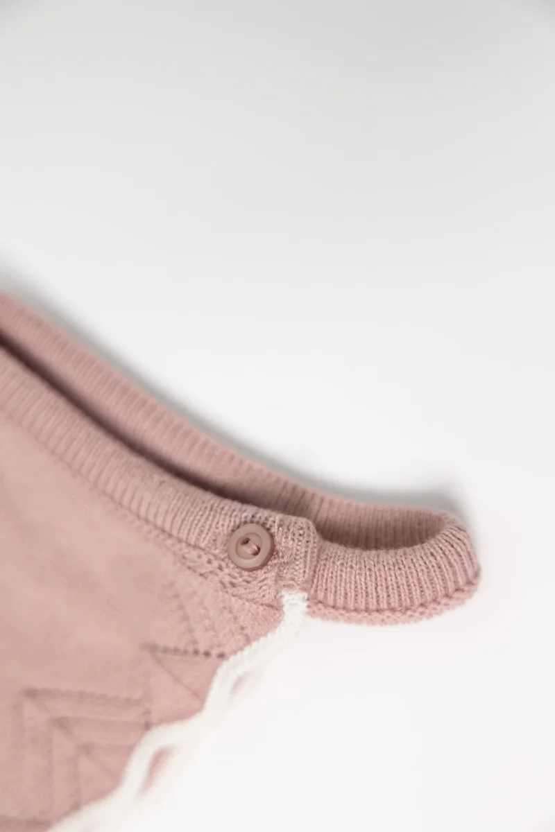 Capota rosa de tricot recién nacida | Dr Kid by Charanga - Imagen 3
