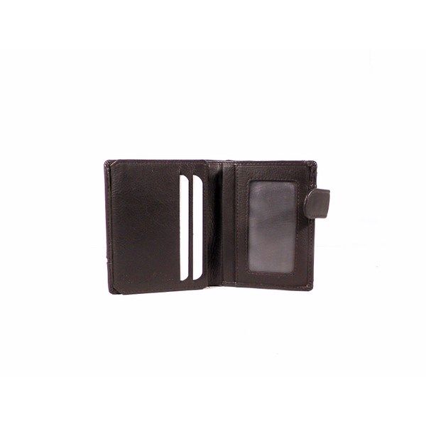 Cartera piel hombre Nilo vertical con cierre y monedero exterior - Imagen 5