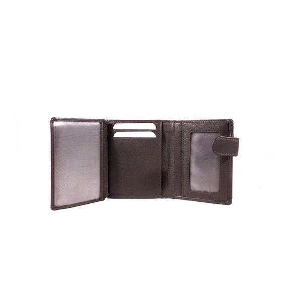 Cartera piel hombre Nilo vertical con cierre y monedero exterior - Imagen 4
