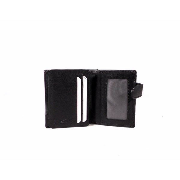 Cartera piel hombre Nilo vertical con cierre y monedero exterior - Imagen 9