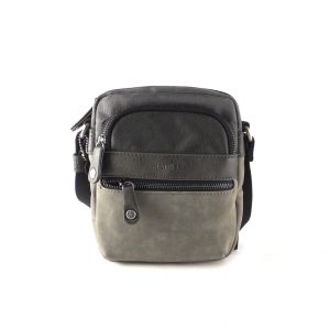 Bolso para hombre Matties negro con bolsillos exteriores