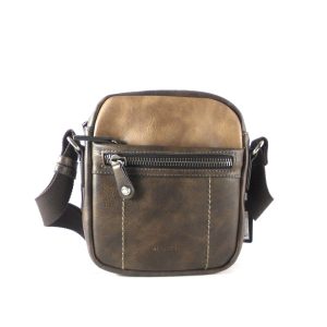 Bandolera pequeña hombre Matties marrón combinada
