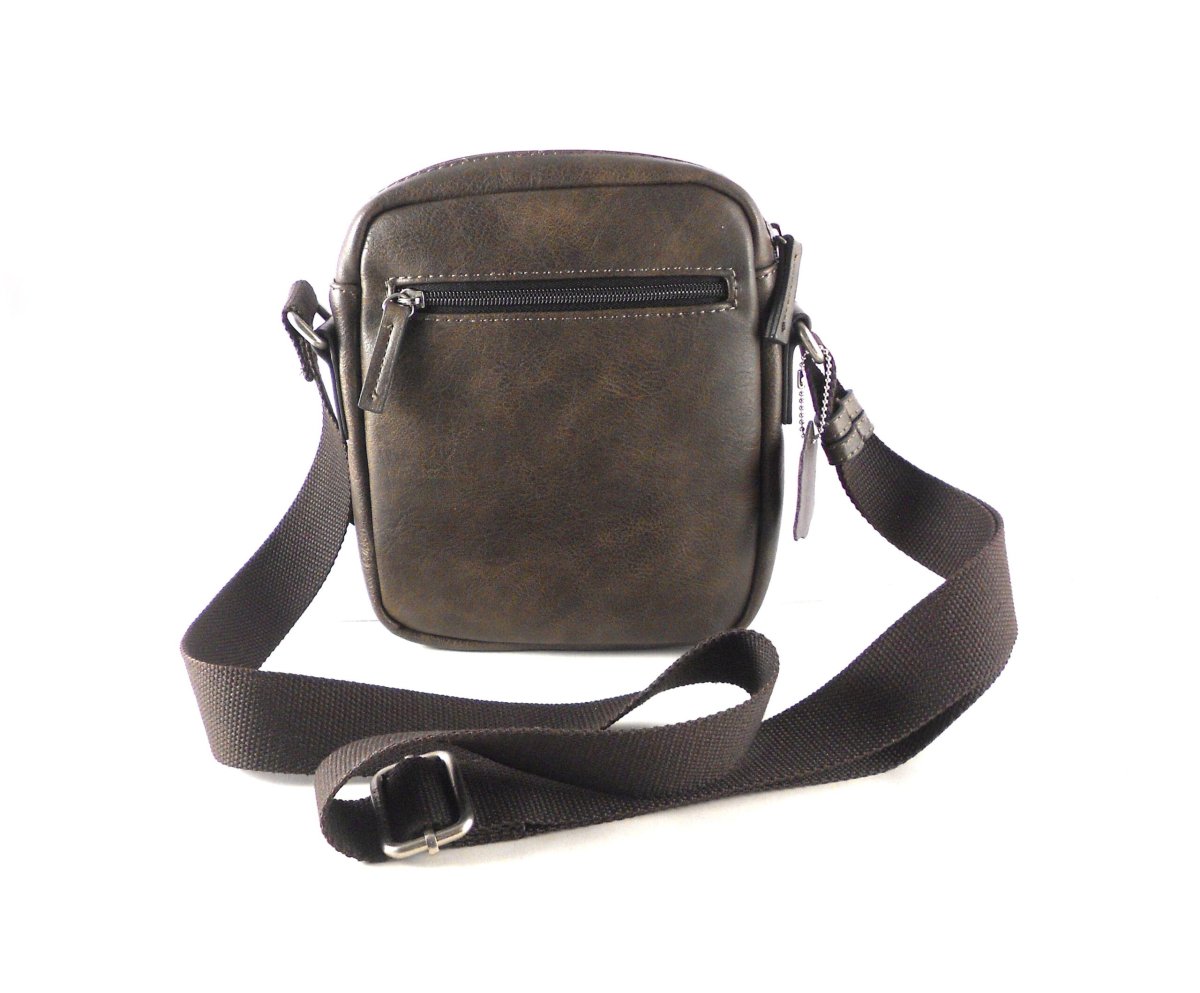 Bandolera pequeña hombre Matties marrón combinada - Imagen 4