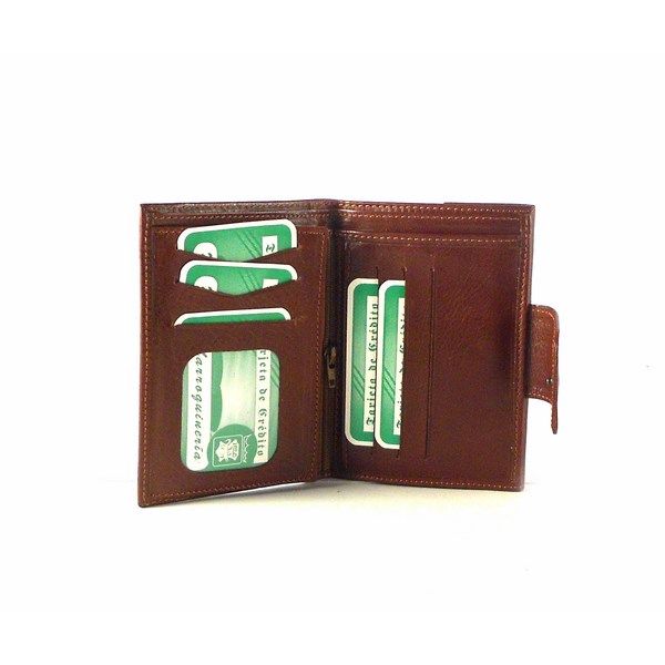 Cartera de piel pequeña para mujer Nilo con monedero - Imagen 5