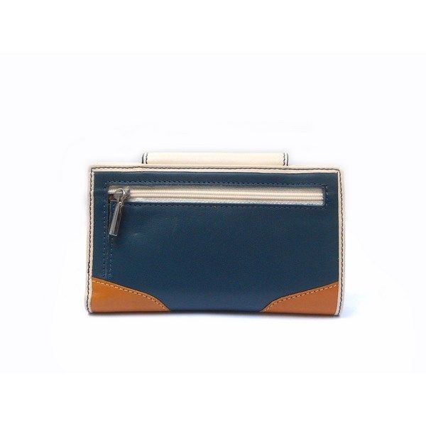 Cartera de piel para mujer NILO con monedero de cremallera - Imagen 4