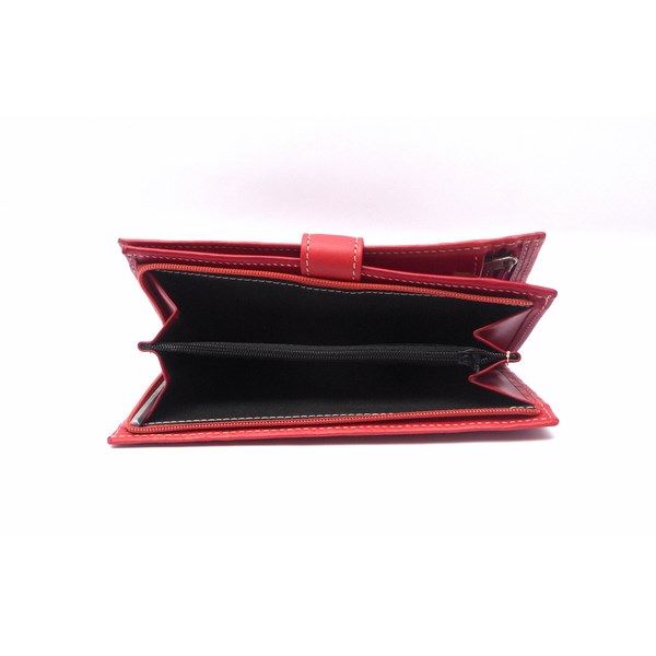 Cartera grande para mujer en piel Nilo print ositos con monedero de cremallera - Imagen 5