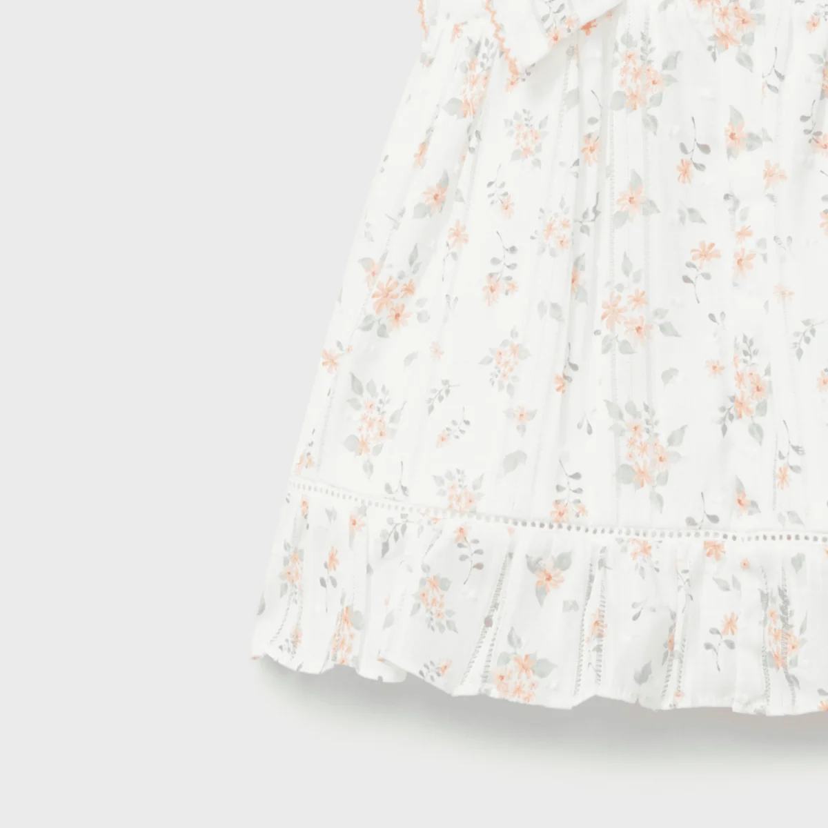 Vestido floral plumeti recién nacida | Dr. Kid by Charanga - Imagen 4