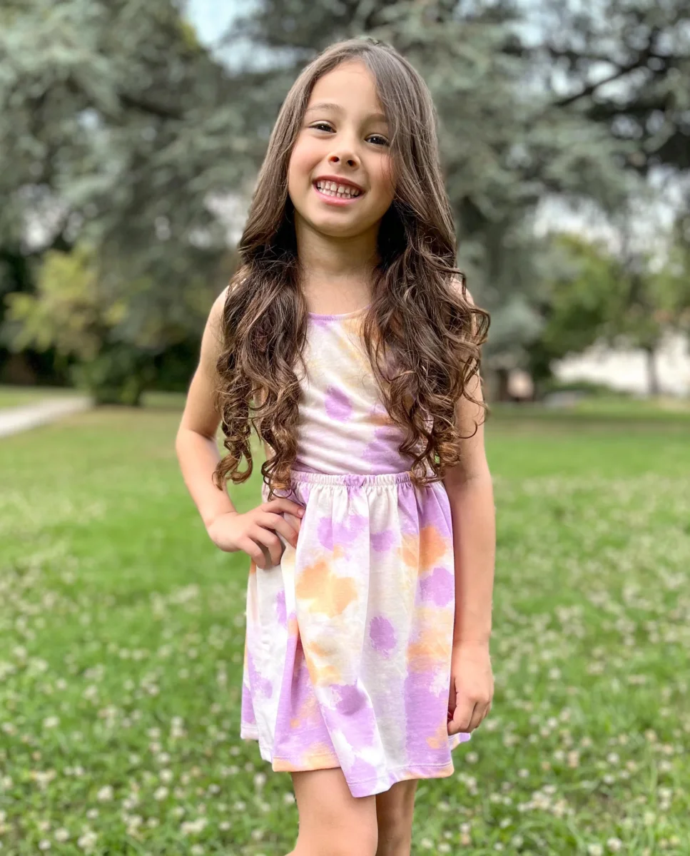 Vestido de niña estampado - Imagen 4