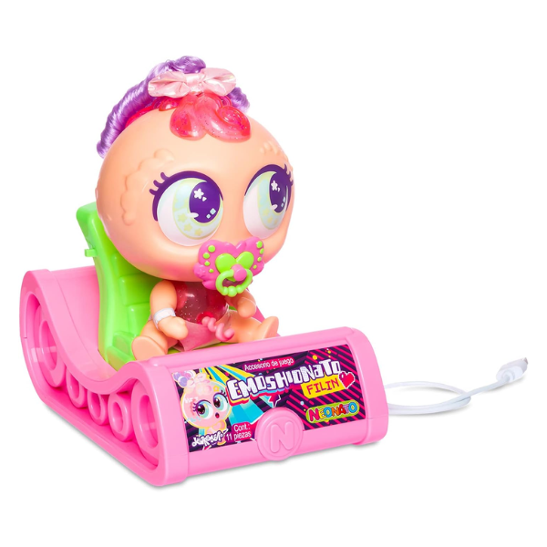 DISTROLLER – Muñeca Distroller Neonato Emoshionato Guau Filin Naranja con Accesorios Original - Imagen 7