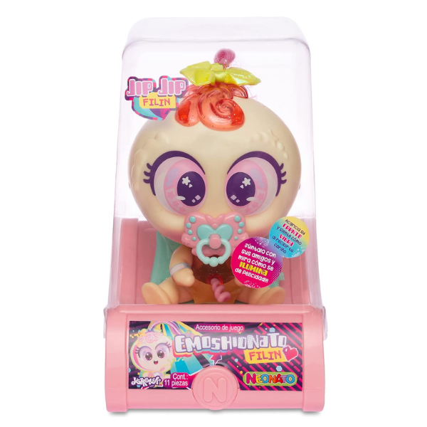 DISTROLLER – Distroller Emoshionato Jip Jip Filin Amarillo con Luz, Vibración y Neo-Móvil 986979 - Imagen 4