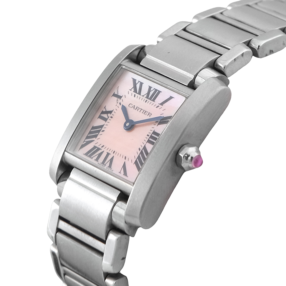 Cartier Tank Francaise 20x25mm con estuche cartier Ref.-2384 - Imagen 3