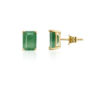 Pendientes Esmeralda 4 Garras
