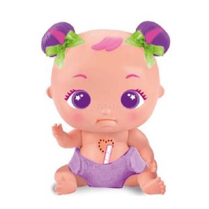 FAMOSA – The Bellies Noni No Muñeca Interactiva con Voz, Latido y Accesorios
