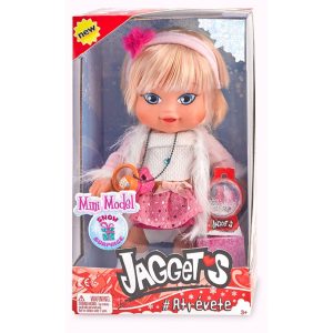 FAMOSA – Muñeca Jaggets Mini Model Snow Surprise 35 cm con Accesorios