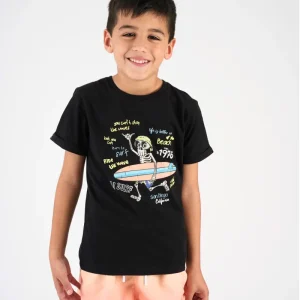 Camiseta de niño color negro