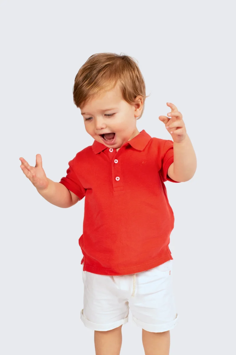 Polo de bebé rojo - Imagen 5