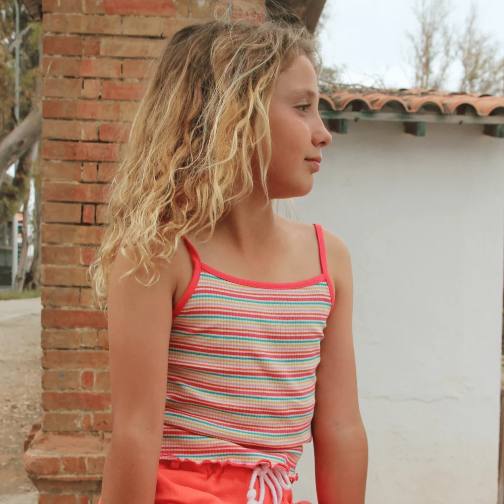 Camiseta de niña listado - Imagen 3