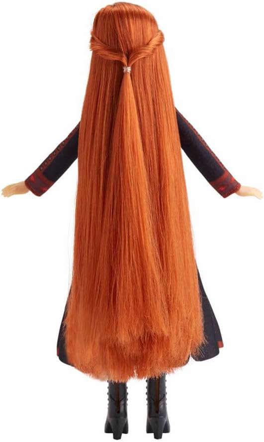 FROZEN 2 – Muñeca Anna Frozen II Trenzamanía Sister Styles con trenzadora y accesorios - Imagen 8