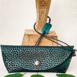 Funda de gafas Topos Verde